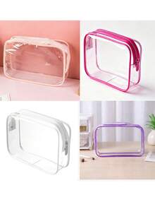 Túi đựng đồ dùng nhà tắm bằng PVC "Hair Stuff", Túi đựng đồ du lịch bằng PVC có khóa kéo - Túi đựng mỹ phẩm và đồ dùng nhà tắm nhẹ, chống phai màu. - Nhiều màu - Xem 9