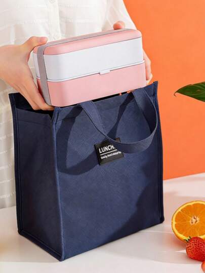 1 pieza, Bolso térmico aislado listo para el transporte: Impermeable, bolso portátil con función térmica y refrigeradora, perfecto para llevar el almuerzo sobre la marcha