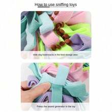 Juguete de masticación interactivo para entrenamiento y alivio del estrés, con compartimento para esconder comida para mascotas, suministros para mascotas - Multicolor - Ver 6