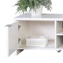 MADESA Television Stands & Entertainment Centers - White - View 7