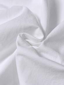 Áo sơ mi dài tay màu trắng phối ren, kiểu dáng rộng rãi, thanh lịch, thích hợp cho mùa xuân/hè, phù hợp cho công sở. - trắng - Xem 8