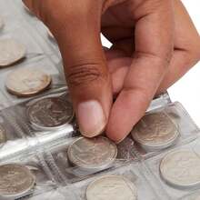 硬币收藏册 - 240格收纳整理册和翻盖式硬币册 - 适用于25美分硬币收藏 - 多色 - 查看 3