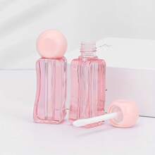 J·FOCUS 1支3毫升容量粉色盖唇彩空瓶，可填充唇彩，甜美少女风格，螺纹密封防漏设计，解决携带大容量唇彩的难题，适合美妆爱好者和化妆师使用。 - 粉色 - 查看 3