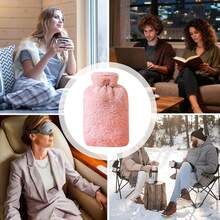 1pc Cute Plush Hot Water Bottle, Can Be Used To Warm Stomach And Hands, Suitable For Female Students To Warm Their Stomach (Fill With Water Upon Payment) - Hot Water Bottle - View 4