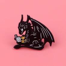 Cute Black Dragon Enamel Pin Lapel Pins Badges On Backpack Women's Brooch Clothes Gift Jewelry Fashion Accessories - NR11917 - View 7
