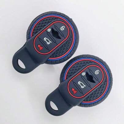 Premium Silicone Car Key Cover For BMW MINI Full Models - COOPER S ONE JCW F54 F55 F56 F57 F60 CLUBMAN COUNTRYMAN | Durable Soft Flexible Key Fob Protector For BMW Enthusiasts
