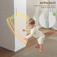 Multifunctional Wardrobe With Hanging Rail, Shelf And Soft-Close Door, 40 X 52 X 180 Cm, White - White - View 6