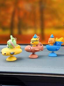 Figur Mobil Ritme Pasukan Bawah Air OCTONAUTS Mainan Anak Gantungan Kunci Aksesori Tas Sekolah Hadiah Liontin PVC Hadiah Tas Sekolah Siswa Figur Mobil Konsol Tengah Kuda Gemerincing Barang Dekoratif Dekorasi Gantung - MultiWarna - View 12