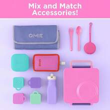 Box Bento Box For  - Insulated Bento Lunch Box With Leak Proof Vacuum Insulated Food Jar - 3 Compartments, Two Temperature Zones (Unicorn Pink) - UnicornPink - View 7