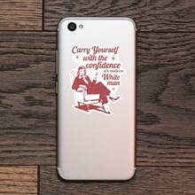 1PC Carry Yourself Confidence Sticker, Funny Vintage Lady Laptop Decal, Bold Quote Vinyl, Empowerment Gift, Waterproof Peel & Stick Water Bottle Sticker, Retro Woman Tumbler Decal, Notebook Vinyl, Perfect Gift For Strong Women, Cute Red Car Sticker, Easy Apply Sassy Laptop Accessory - S1916 - View 6