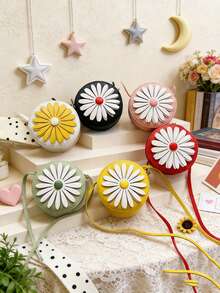 迷你花朵斜挎包，时尚可爱又别致。 - 彩色 - 查看 2