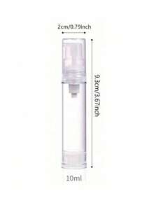 No Inflating Refillable Lotion Bottles, Travel Cream Pump Bottles, Vacuum Pump Bottles, Spray Lotion Vacuum Bottles, Sunscreen Toner Refill Bottles, Suitable For Liquid Foundation 0.17 Oz, 0.34 Oz, 0.51 Oz, Includes Portable Makeup Tools Dispenser Bottles, Suitable For Halloween, Christmas - Multicolor - View 12
