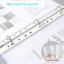 100 Pcs A4 Clear Document Folder, Waterproof Case Transparent Document Bag Paper Holder File Folder, Clear Plastic Folder - 100pcs - View 2