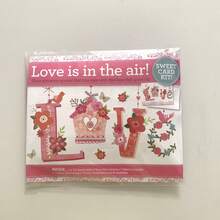 1 Set Pink Valentine's Day DIY Cross Stitch Kit, Valentine's Day Card, Suitable For Gifts, Bird, House Pattern, Beginner Cross Stitch, Easy To Learn, With Instructions, Handmade Embroidery Set - A - View 9