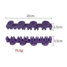 Silicone Makeup Brush Holder With Suction Cup, Cosmetic Tool Storage Rack And Stand - Multicolor - View 7