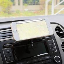 xnyocn 360°旋转通用磁吸式车载手机支架，适用于CD槽和空调出风口，兼容所有手机型号 - 黑色 - 查看 9