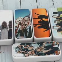 1pc Customized Name Glasses Case, Personalized Fashion Glasses Case, Personalized Letter Glasses Case (Hard Shell), Customizable Birthday Gift, Christmas Gift - White - View 2