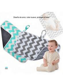 1pc / Pattern Optional Baby Diaper Changing Pad, Portable Diaper Mat For Baby Outings, All Season Breathable Washable Waterproof Mat - Multicolor - View 3