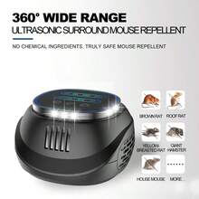 AOYI Repelente de plagas ultrasónico y trampa para ratones, apto para motor de coche, almacén, ático y granero - Multicolor - Ver 10