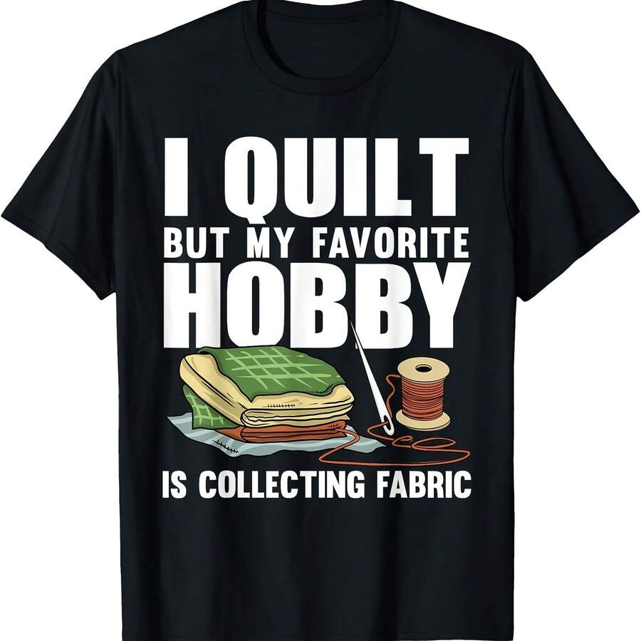 Camiseta de abuela para amantes de la costura, el tejido y el acolchado. - Negro-2 - Ver 1