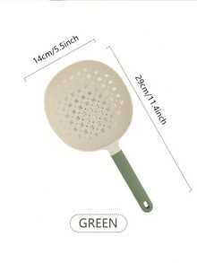 1 pieza Colador de cocina de plástico grande con mango largo - Resistente al calor, diseño de drenaje en forma de estrella, adecuado para pasta, albóndigas, verduras - Colador duradero, utensilios de hornear y cocinar, herramienta de cocina moderna, diseño de drenaje eficiente - Multicolor - Ver 10