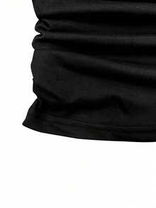 Sexy Fashion Lace-Up Hollow Out Off-Shoulder Flared Long Sleeve T-Shirt Top, Spring/Summer New Arrival - Black - View 10