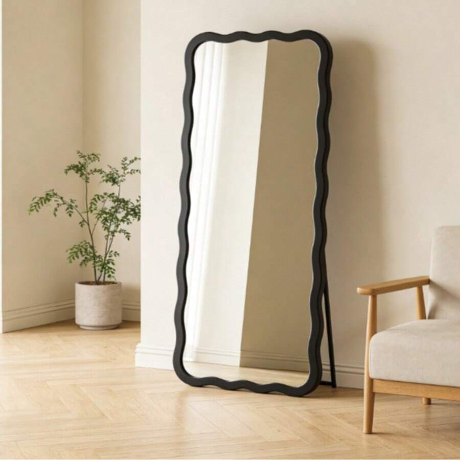 160x60cm Full Length Floor Mirror / Hanging Wall Mirror, Multi-Color Random, 5 Styles Available - B - View 1