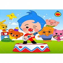 Magical Plim Circus Party Supplies - Vibrant Backdrop 1st Birthday & Shower Photo Studio Decor - G-4483 - 查看 12