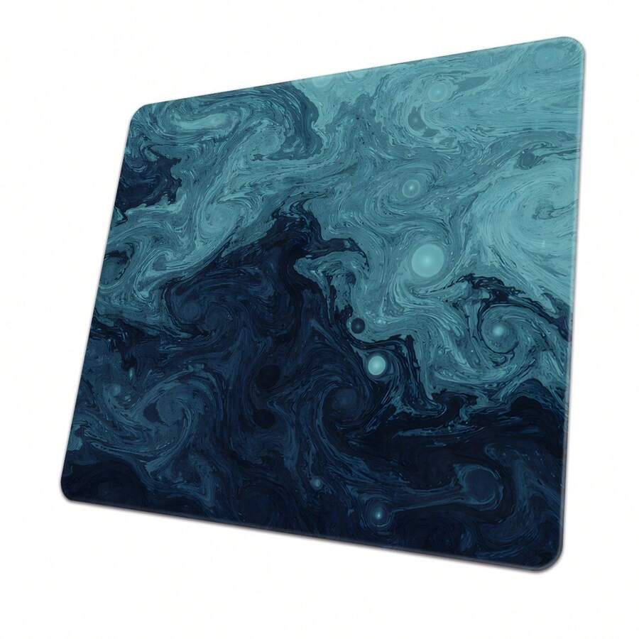 1 buc. Tastaturi din sticlă fluidă cu stil dual, versiuni Deep Sea Swirl Gaming și Gilded Emerald Office, tastaturi dure și netede, ușor de curățat, control precis și rezistente la zgârieturi, perfecte pentru jocuri și birou, potrivite pentru scenarii versatile. - gb089 - Vizualizare 1