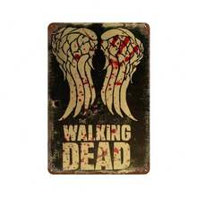Old Movie Poster The Walking Dead Wall Sign Decor American Film Tin Sign Metal Plaque Bar Club Wall Plate Retro Home Decorat - 20 - Xem 1