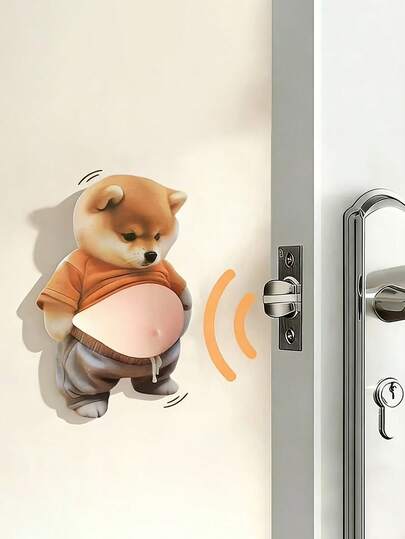 Corgi Anti-Collision Door Stopper, Waterproof Soft Shock-Absorbing Door Wall Protector For Home Use, Suitable For House Doors, Cabinet Doors, Refrigerator Doors Or Car Doors