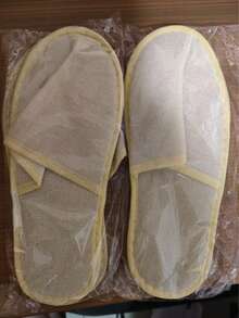 1 Pack Of 10/5/3/1 Pairs Hotel Disposable Slippers, Anti-Slip Bathroom Slippers, Thick Disposable Slippers Suitable For Home Guests, Women's Day, Travel Essentials, Wedding Favors, Y2k, Bedroom, Car Accessories Women, Kitchen Decor,Cute Stuff - Multicolor - View 7