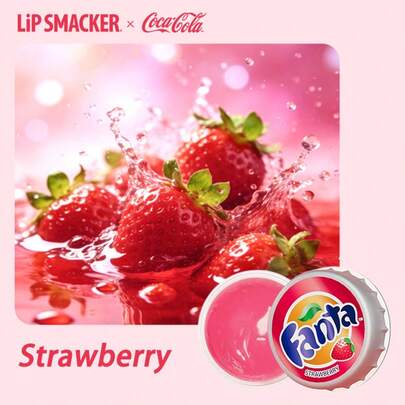 LIP SMACKER Coca-Cola Collaboration Lip Mask, 2.8g, Tinted Lip Balm, Night Lip Mask, Smooths Lip Lines & Removes Dead Skin, Moisturizing & Nourishing For Autumn/Winter, Valentine's Day Gift LIPSMACKER