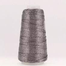 Gold & Silver Core Yarn, Virus-Like Silver Core Yarn, Feve Same Style Shiny Silver Special Handmade Crochet Knitting Yarn For DIY Handcraft Bags - Multicolor - View 20