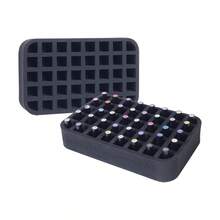 Nail Polish Organizer Holder Foam Pad With Slots For Storage 30 Bottles Nail Polish - Multicolor - View 10