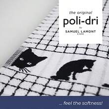 Samuel Lamont Tea Towel Cotton Midnight Black One Size - Black - View 7