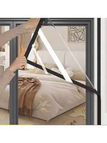 Thick TPU Transparent Window Curtain, Windproof, Dustproof, Thermal Insulation, Suitable For Door And Window, Winter Home Use - Window Transparent EVA Screen - View 33