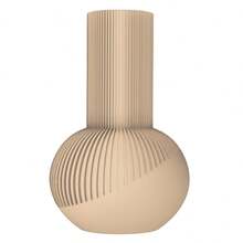 ORIZZONTE Tamo Modern Japanese Style Decorative Vase – Fluid Sculptural Surface – Minimal Zen Design For Flowers, Branches, Artificial Plants – Gift Idea For Home/Office – 100% Made In Italy, Shipping From Italy - Màu gỗ - Xem 6