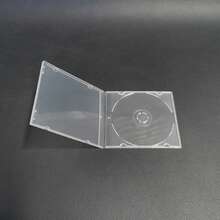 Paquete de CD de 3 pulgadas, caja de almacenamiento de CD portátil, 8CM, ReadStar, transparente, PP, ultrafino, caja de DVD estándar, 1. MEQQ - talla única - Ver 4