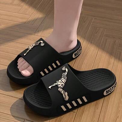 Men's Outdoor Soft-Sole Non-Slip Slippers, Sporty Fashion Casual Slippers, Super Comfortable EVA Slippers, Quick-Drying Soft Toe, Minimalist Style Versatile, Comfortable Foot Feel, Non-Slip Soft-Sole Lightweight Men's Casual Sandals, Lightweight Outdoor Multi-Scene Shoes, EVA Structure , Couples Outdoor Dual-Use Slippers, Driving Shoes, Open-Toe Slippers, Suitable For Outdoor Sports, Bathroom Or Beach Vacation Leisure, Holiday Gift