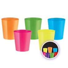 Set Of 30 Neon Glow-In-Black Light Candy Cups, 25 Ml - Orange - View 2