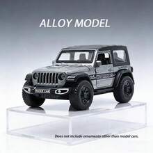 1:36 Scale Four-Door Hardtop Convertible Alloy Model Off-Road Vehicle Display Piece.- Compact And Exquisite. - Perfect As A Gift Or Desk Ornament. - Multicolor - View 10