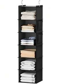 [Delivery Within 2-7 Days In The United States]1-Piece 6-Tier Hanging Wardrobe Storage Rack, Suitable For Bedrooms, Living Rooms, And Multiple Scenarios, Specifically Designed For Closets. This Space-Saving Foldable Clothing Storage Rack Is Ideal For Home And Travel Decor, Holiday Displays, Room Accents, And Everyday Item Organization. Its High-Quality Construction Provides A Convenient Storage Solution. Suitable For Wardrobe Organization, Multi-Tier Hanging Storage, Dust Protection, Suspended Storage, Garment Sorting Bags, Clothing Storage Bags, Foldable Design, Categorized Organization, Hanging Storage Pouches, Washable Fabric, Wardrobe Hanging, Kitchen Wall Mounting, Door/Window Hanging, And Large Capacity. Durable And Long-Lasting, Stain-Resistant And Washable For Easy Cleaning And Drying. Features Strong Load-Bearing Capacity And Sturdy Construction, Making It An Essential Home Storage Solution. - 彩色 - 查看 11