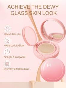MISSHA M Charm Cushion Foundation | Moisturizing, Concealing, Creates Dewy Radiant Finish, Lightweight & Long-Lasting - Moisture-lock Makeup - View 4