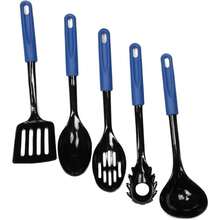 Nylon Pasta Fork For Spaghetti Cooking And Serving Blue Black Kitchen Utensil - 1 - View 5