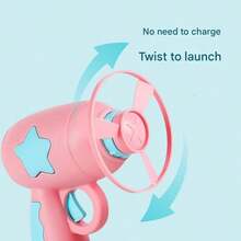 3件套宠物狗玩具 - 飞盘枪、竹制蜻蜓枪、互动宠物狗玩具、飞盘枪、趣味狗狗玩具枪 - 彩色 - 查看 6