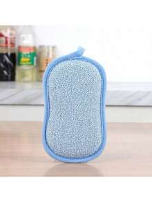 多功能聚氨酯海绵擦拭布，可重复使用可水洗厨房刷，洗锅洗碗不易掉毛，适用于浴室、厨房、卫生间清洁 - 藍色 - 查看 15