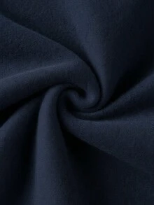 Sudadera con capucha con cremallera y estampado casual de estilo callejero de moda para hombres, otoño/invierno - Azul Marino - Ver 8