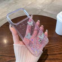 DIY环氧树脂+水钻蝴蝶系列时尚手机壳 - 粉色 - 查看 2