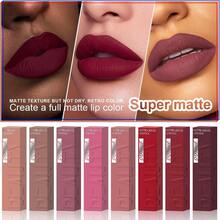 DUNUF 1 thỏi son lì dạng lỏng Velvet Matte, dễ thoa, lâu trôi, đa năng dùng được hàng ngày, dự tiệc, ngày lễ, quà tặng ngày Valentine, trang điểm môi. - Nhiều màu - Xem 6